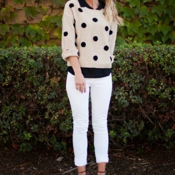 LUMIERE POLKA DOT SWEATER - Picture 2 of 4